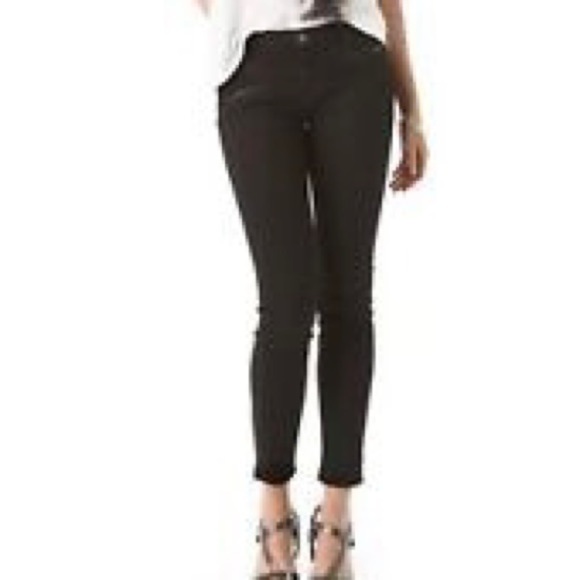 J Brand Zoey Triple Zip Skinny Jeans in Jett 25 - Picture 2 of 12